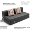11 Premium 4-in-1 Convertible Folding Floor Sofa Bed – High Density Foam Lounge Couch for Modern Living
