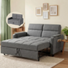 3-in-1 Convertible Sleeper Sofa Chair Bed – Adjustable Pull-Out Loveseat with High Density Foam