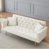 32 Modern 3-in-1 Convertible Recliner Sofa Bed – Adjustable Backrest Lounge Couch for Small Spaces