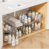 53 4-Piece Clear Pantry Organizer Bin Set – Stackable Kitchen Storage Containers with Built-In Handles