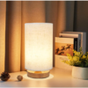 Modern Minimalist Bedside Table Lamp – Cozy Warm Light Nightstand Lamp for Bedroom & Home Décor